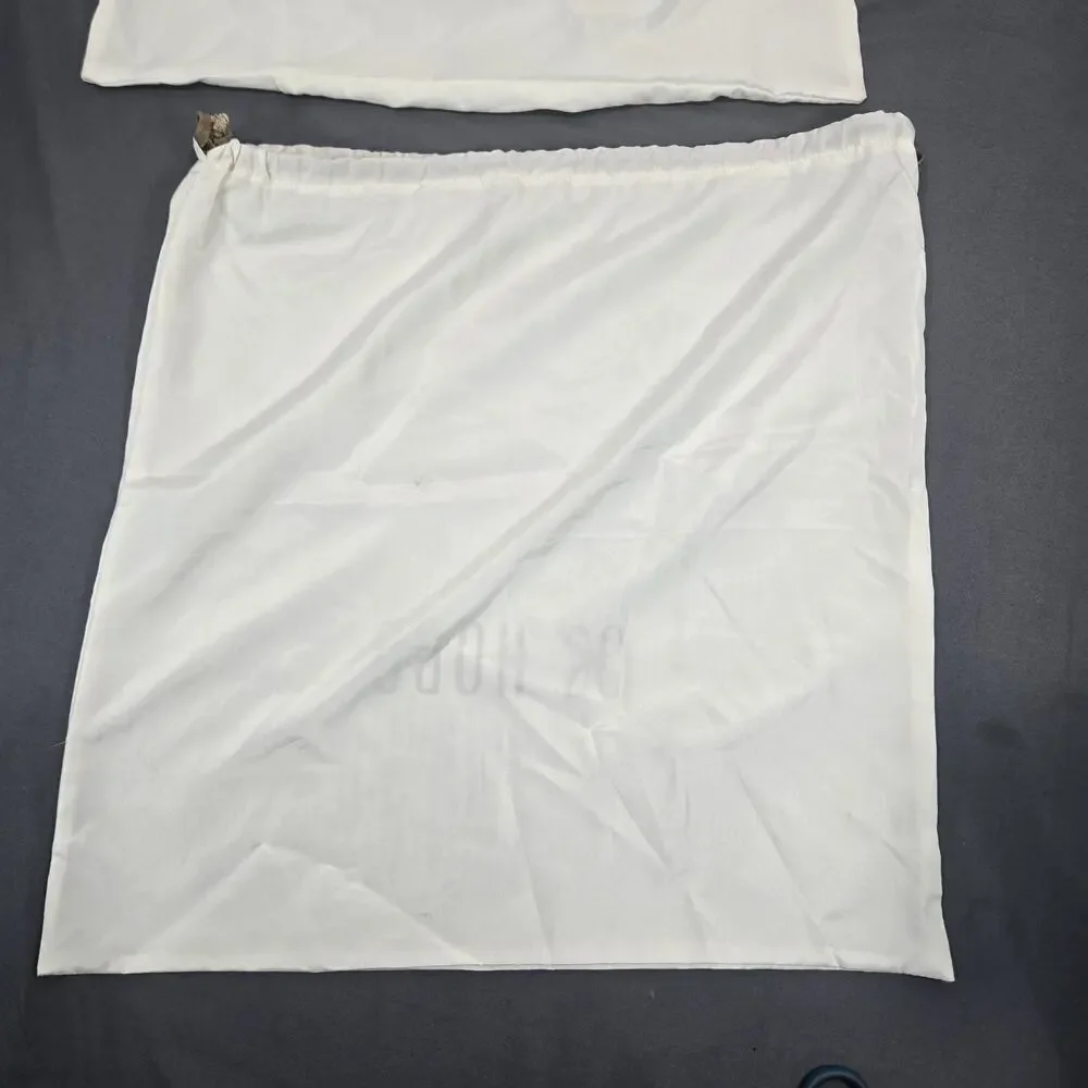 HOBO International White Cream Dust bag 16” Length x 16” Height